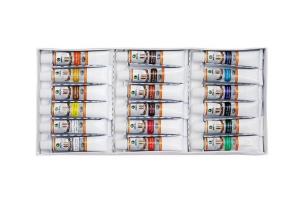Opakowanie Farby olejne E 1388 B 18 kolorów 12ml MARIES