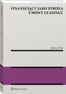 Okładka książki Finansujący jako strona umowy leasingu