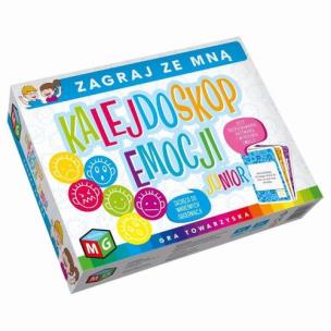 Gra planszowa Kalejdoskop emocji junior. Wydawca: MULTIGRA. Multiszop.pl Opakowanie Gra planszowa Kalejdoskop emocji junior