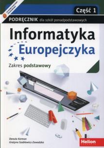 Okładka książki Informatyka Europejczyka LO ZP cz.1 NPP