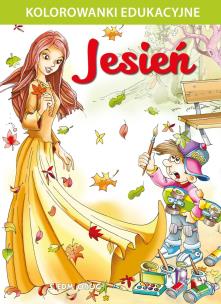 Okładka książki Jesień - kolorowanka edukacyjna
