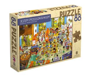 Okładka książki Jestem przedszkolakiem Puzzle