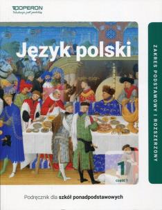Język polski 1. Podręcznik. Część 1. Zakres podstawowy i rozszerzony. Linia I. Szkoła ponadpodstawowa. Autor: Urszula Jagiełło, Renata Janicka-Szyszko, Steblecka-Jankowska Magdalena. Multiszop.pl Okładka książki Język polski 1. Podręcznik. Część 1. Zakres podstawowy i rozszerzony. Linia I. Szkoła ponadpodstawowa