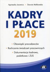 Okładka książki Kadry i płace 2019