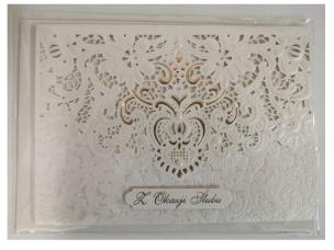 Opakowanie Karnet ślubny Lux B6 + koperta nr. 7