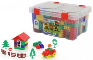 Opakowanie Klocki Budowniczy 193 elementy kontener