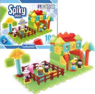 Opakowanie Klocki Spiky 100 el.
