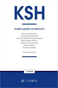 Okładka książki Kodeks spółek handlowych oraz ustawy towarzyszące