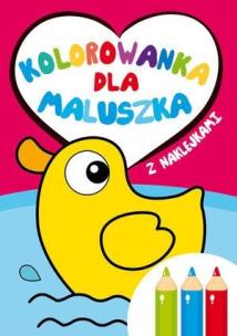 Okładka książki Kolorowanka dla maluszka z naklejkami