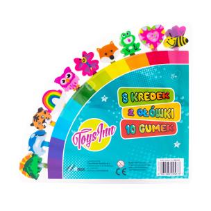 Opakowanie KREDKI Z GUMKAMI 10 SZT STN 5676