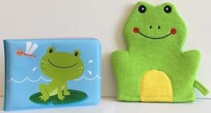 Opakowanie Książeczka kąpielowa z myjką - żabka