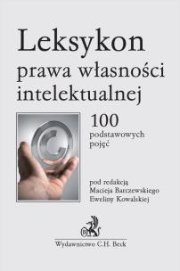 Okładka książki Leksykon prawa własności intelektualnej