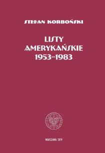 Okładka książki Listy amerykańskie 1953-1983