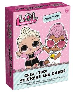 Opakowanie LOL SURPRISE Stwórz swoje naklejki i kartki