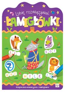 Okładka książki LUBIĘ ROZWIĄZYWAĆ ŁAMIGŁÓWKI