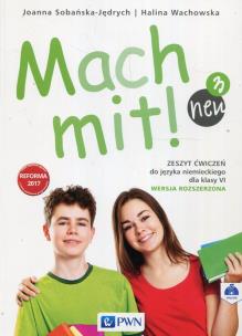 Mach mit! Neu 3 AB w. rozszerzona PWN. Autor: Halina Wachowska-Behrens, Materniak-Behrens Mieczysława. Multiszop.pl Okładka książki Mach mit! Neu 3 AB w. rozszerzona PWN
