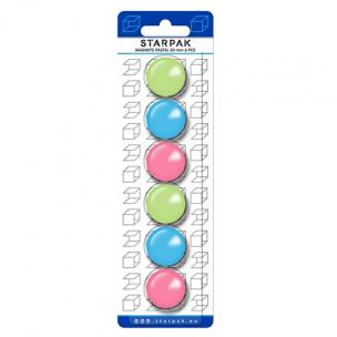 Opakowanie Magnes - pastelowe 30 mm 6 szt.
