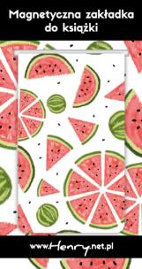 Opakowanie Magnetyczna zakładka do książki - Arbuz (opakowanie 2 sztuki)