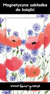 Opakowanie Magnetyczna zakładka do książki - Maki (opakowanie 2 sztuki)