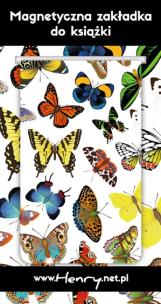 Opakowanie Magnetyczna zakładka do książki - Motyle 2 (opakowanie 2 sztuki)