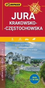 Okładka książki Mapa tur. - Jura Krakowsko- Częstochowska