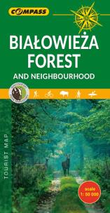 Okładka książki Mapa tur. - Puszcza Białowieska i okolice w.ang