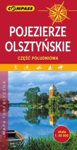 Okładka książki Mapa turystyczna - Pojezierze Olsztyńskie cz.poł