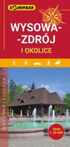 Okładka książki Mapa turystyczna - Wysowa-Zdrój i okolice 1:35 000