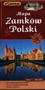 Okładka książki Mapa turystyczna - Zamków Polski