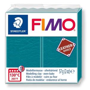 Opakowanie Masa Fimo Leather effect 57g błękitna laguna