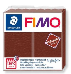 Opakowanie Masa Fimo Leather effect 57g orzechowy