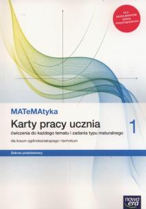 Matematyka 1 Maturalne Karty Pracy Zakres Podstawowy Nowa Podstawa Programowa 2019 - liceum czteroletnie LO 1. Autor: Dorota Ponczek. Multiszop.pl Okładka książki Matematyka 1 Maturalne Karty Pracy Zakres Podstawowy Nowa Podstawa Programowa 2019 - liceum czteroletnie LO 1