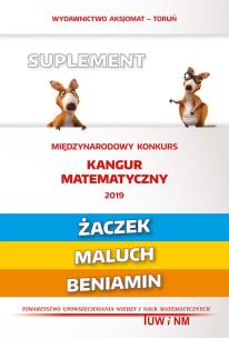 Okładka książki Matematyka z wesołym kangurem Suplement 2019