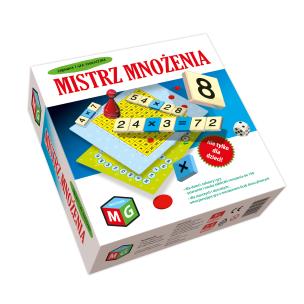 Mistrz mnożenia - zabawa i gra edukacyjna - nie tylko dla dzieci!. Wydawca: MULTIGRA. Multiszop.pl Opakowanie Mistrz mnożenia - zabawa i gra edukacyjna - nie tylko dla dzieci!