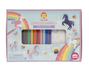 Opakowanie Naklejki do samodzielnego pomalowania Magiczne jednorożce
