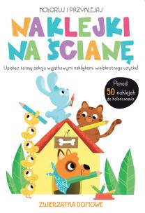Okładka książki Naklejki na ścianę - Zwierzątka domowe