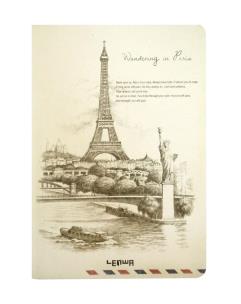 Opakowanie Notes A6/96K Wieża Eiffla i Statua