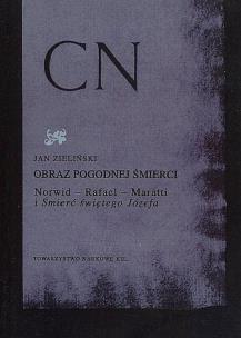 Okładka książki Obraz pogodnej śmierci Norwid - Rafael - Maratti i Śmierć świętego Józefa