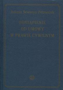Okładka książki Odstąpienie od umowy w prawie cywilnym