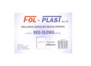 Opakowanie Okładka na podr regulowana NR 20 (20szt)