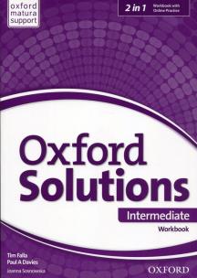 Okładka książki Oxford Solutions Intermediate WB+Online w.2019