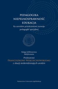 Okładka książki Pedagogika - niepełnosprawność - edukacja