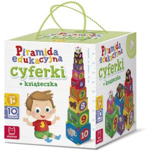 Okładka książki PIRAMIDA EDUKACYJNA CYFERKI + KSIĄŻECZKA