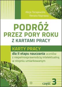 Okładka książki Podróż przez pory roku z kartami pracy cz.3