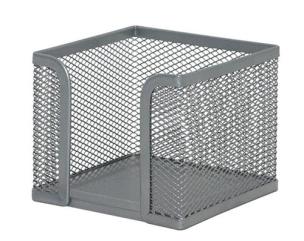 Opakowanie Pojemnik na karteczki Office Set metalowy srebrny