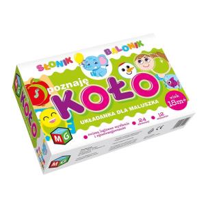 Poznaję koło - słonik balonik. Wydawca: MULTIGRA. Multiszop.pl Opakowanie Poznaję koło - słonik balonik