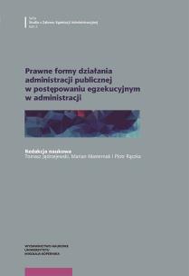 Opakowanie Prawne formy działania administracji publicznej w postępowaniu egzekucyjnym w administracji