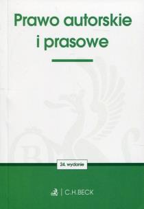 Okładka książki Prawo autorskie i prasowe