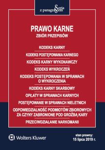 Okładka książki Prawo karne. Zbiór przepisów