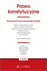 Okładka książki Prawo konstytucyjne oraz ustawy towarzyszące w5